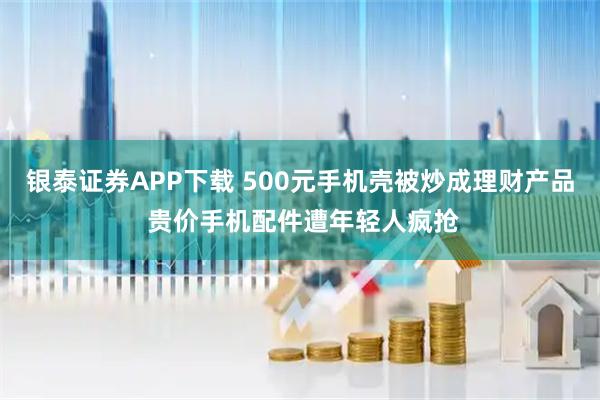 银泰证券APP下载 500元手机壳被炒成理财产品 贵价手机配件遭年轻人疯抢