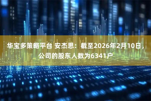 华宝多策略平台 安杰思：截至2026年2月10日，公司的股东人数为6341户